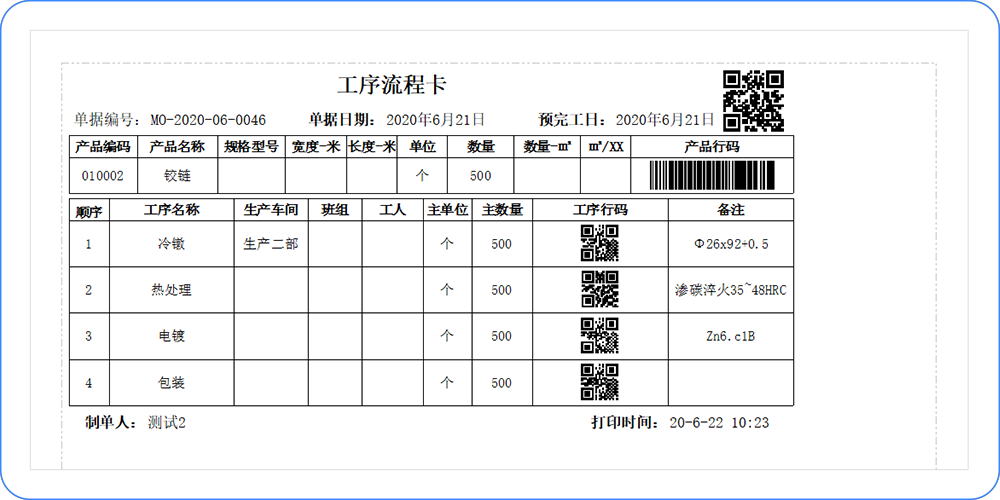 用友T+工序